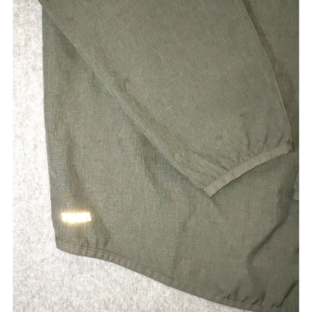 Vuori Outdoor Trainer Shell Jacket Mens Green Size L Hooded Lightweight V512 - Picture 10 of 10